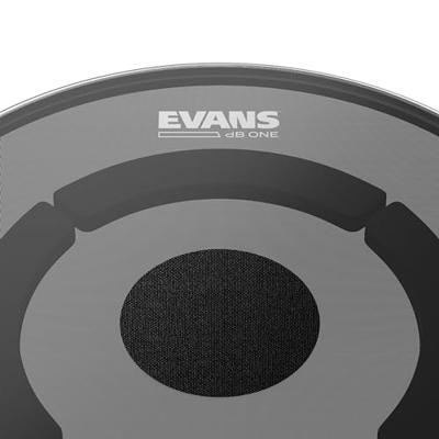 Evans dB One Tom Head 13 inch stil gaasvel voor toms Evans dB One Tom Head 13 inch stil gaasvel voor toms