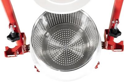 Güde fruitpers, 6, 12, 18 of 30 liter, mechanisch, met stalen spindel (OP 9 L)