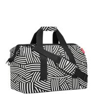 Reisenthel Allrounder L Zwart, Wit Draagtas - thumbnail