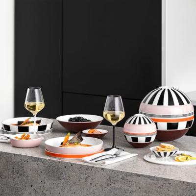Villeroy & Boch Serviesset La Boule - Memphis - 7-delig / 2 personen - 2x kom, 2x schaal, 2x universeel bord, 1x serveerschaal - thumbnail