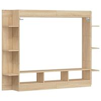 Tv-meubel 152x22x113 cm bewerkt hout sonoma eikenkleurig - thumbnail