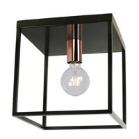 Lucide ARTHUR - Plafonnière - 1xE27 - Zwart - thumbnail