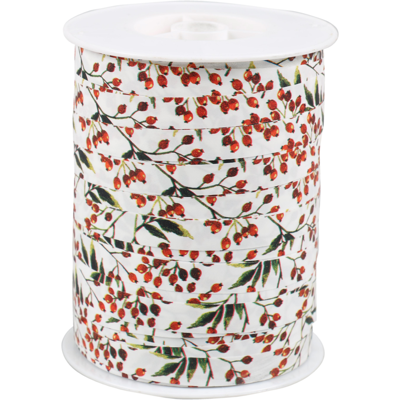 Lint | 10mm | 250m | Snow Berries | PP | wit/groen/rood