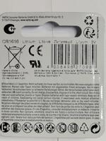 Varta 6616112401 lithiumbatterij (CR-1616, 3 V), zilverkleurig - thumbnail