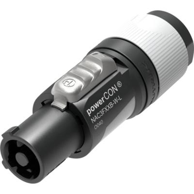 Neutrik NAC3FXXB-W-S powerCON plug klein Neutrik NAC3FXXB-W-S powerCON plug klein