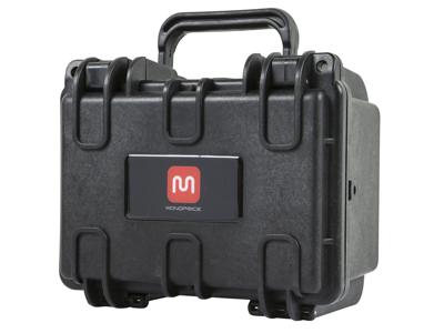 Monoprice Weerbestendig/schokbestendig hard hoesje - zwart IP67 niveau stof- en waterbescherming tot 1 meter diepte met aanpasbaar schuim, 8 x 7 x 6 inch, 2,9 liter (112679)