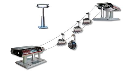Kabelbaan Prof Langewand zwart en rood Jaegerndorfer - Jaegerndorfer