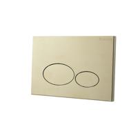 Wiesbaden Drukplaat Voor Inbouwreservoir X32 Metal Geborsteld Messing - thumbnail