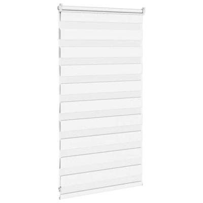 Zebra Blind 85x100 cm stofbreedte 80,9 cm polyester wit