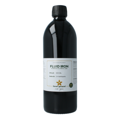 Liever Gezond Colloidaal ijzer vloeibaar 500 Milliliter Liever Gezond Colloidaal ijzer vloeibaar 500 Milliliter