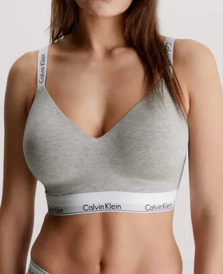Calvin Klein Bralette dames - Full cup Light lined - Stevige katoenen bralette - Bh Top - Verstelbare bandjes