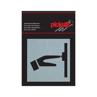 Route Alu Picto 80 x 80 mm Sticker bellen Pickup - Pickup