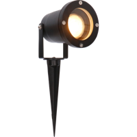 LED's Light LED Prikspot met Stekker - Kantelbaar - GU10 fitting - IP54 - Model Melfi - Zwart - thumbnail