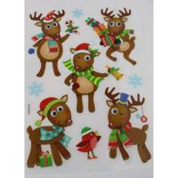 Stickers Wiggle Eye rendier 8 stuks | 48 stuks - thumbnail