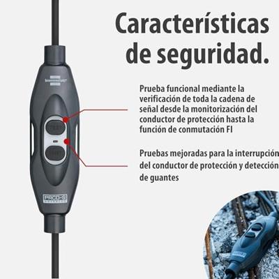 Brennenstuhl 1160210 Tussenschakelaar voor persoonsbescherming PRCD-S Zwart IP44