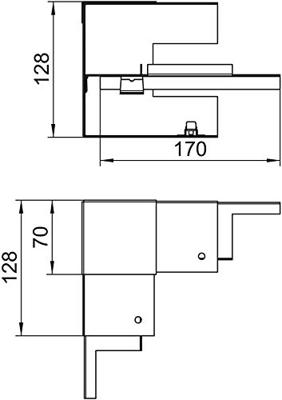 OBO Bettermann 6277240 Montageaccessoire (l x b) 70 mm x 130 mm 1 stuk(s) Zuiver wit