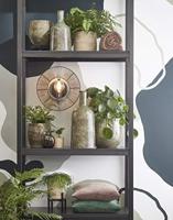 Mica Decorations Oliver Bloempot - H26 x Ø29 cm - Terracotta - Groen - thumbnail