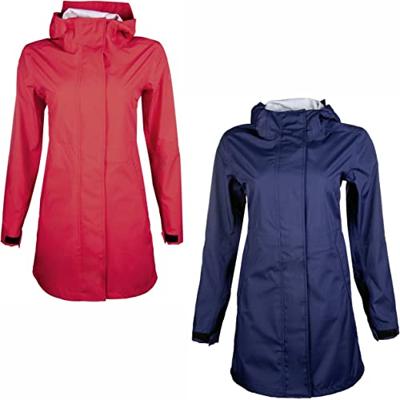 HKM Lange Regenjas donkerblauw maat:xs