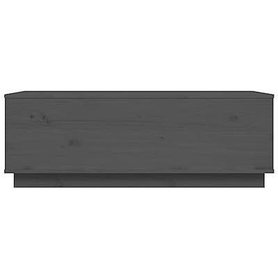 Salontafel 100x50x35 cm massief grenenhout grijs