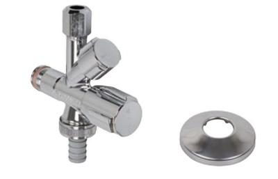Kirchhoff SCHELL-haakse-apparaataansluiting, chroom, 1/2"ET x 3/4"ET x 3/8"ET x 10 mmQ, zelfdichtend - 35450699 Kirchhoff SCHELL-haakse-apparaataansluiting, chroom, 1/2"ET x 3/4"ET x 3/8"ET x 10 mmQ, zelfdichtend - 35450699