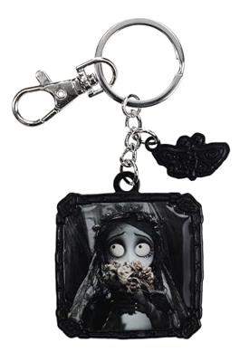 Corpse Bride Metal Keychain Flowers 7 cm