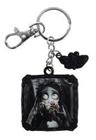 Corpse Bride Metal Keychain Flowers 7 cm - thumbnail