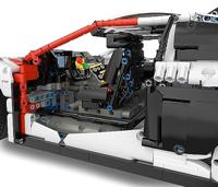 Audi R8 LMS GT3 1:8 bouwset - Wit - thumbnail