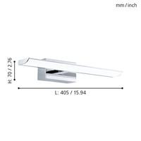 Eglo Led wandlampTabiano 40cm chroom - 94612 - thumbnail