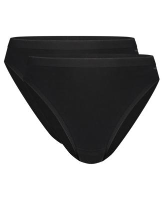 Ondergoed 2-Pack dames Rio slip - 32282 - Hoog opgesneden dames slip - Biologisch katoen