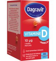 Dagravit Vitamine D 10 mcg Parels - thumbnail