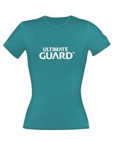 Ultimate Guard Ladies T-Shirt Wordmark Petrol Blue Size S - thumbnail