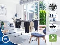 Leifheit droogrek pegasus 180 solid zwart - thumbnail