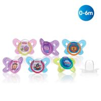Nuby Fopspeen 0-6 Maanden Assorti - thumbnail