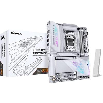 Gigabyte X870E AORUS PRO X3D Moederbord Socket AMD AM5 Vormfactor ATX Moederbord chipset AMD® X870E