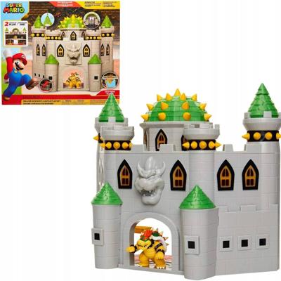 Super Mario Action Figure Deluxe Bowser's Castle Playset