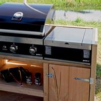 Grandhall zijbrander voor inbouw barbecues - thumbnail