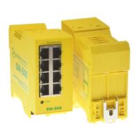 Brainboxes SW-508 Industriële Ethernet 8 Poort Onbeheerde Schakelaar. - thumbnail