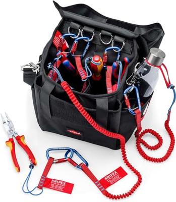 Knipex Gereedschapstas voor werkzaamheden op hoogte leeg klein | Lengte 150 mm - 00 50 50 T LE Knipex Gereedschapstas voor werkzaamheden op hoogte leeg klein | Lengte 150 mm - 00 50 50 T LE