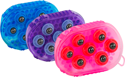 Borstel magneet massage roze