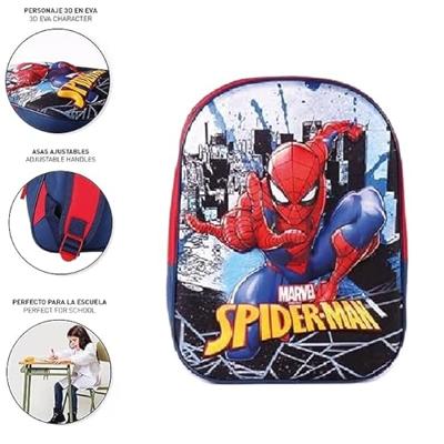 3D schooltas Spiderman 30x34x11 cm