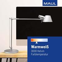 Bureaulamp MAUL Rock LED voet zilvergrijs - thumbnail