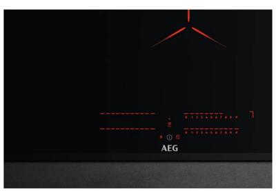 AEG 3000 serie Pure Black inductie kookplaat 80 cm IPE84531FB