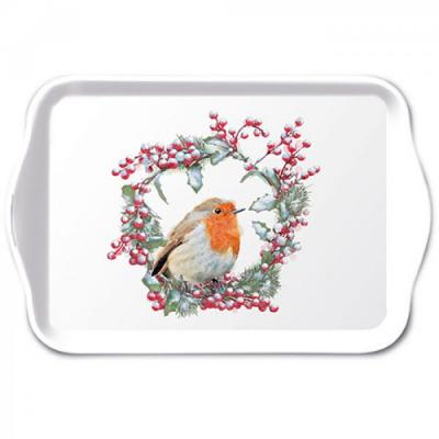 Ambiente dienblad robin in wreath