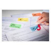 Avery afneembare gekleurde etiketten ft 63,5 x 33,9 mm (b x h), 480 stuks, 24 per blad, geel - thumbnail