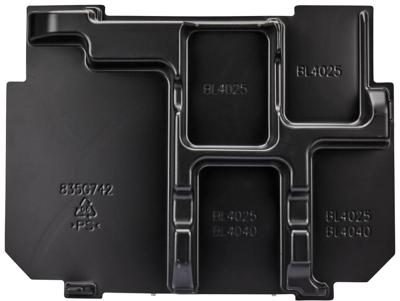 Makita Accessoires 835g74-2 | kofferinzet/inlay startset accu/lader xgt mbox1, dc40ra, bl4025 - 835g74-2