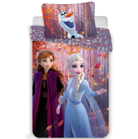Disney Frozen Dekbedovertrek sisters- 140 x 200 cm - Katoen - 70 x 90 cm - thumbnail