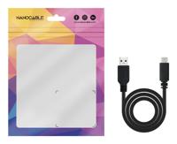NANOCABLE 10.01.2101-L150 Kabel USB 2.0 3A, type USB-C/M-A/M, Zwart, 1,5 m - thumbnail