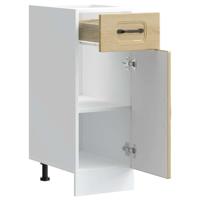 Keuken onderkast Kalmar bewerkt hout sonoma eikenkleurig - thumbnail