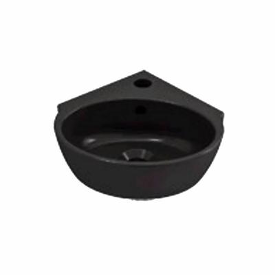 Plieger Corner hoekfontein 1 kraangat zonder overloop matzwart 0271071