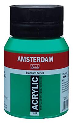 Royal Talens Amsterdam Acrylverf 500 ml - Permanentgroen Donker 619